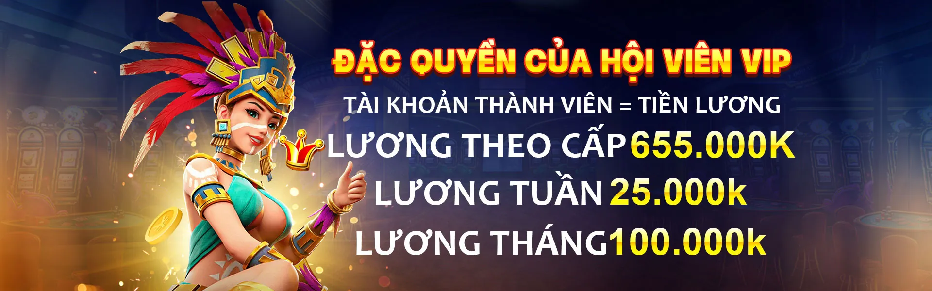 Đặc quyền VIP Lucky8